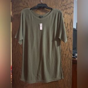 Talbots over sized shortsleeve sweatshirt - new with tags- women’s medium